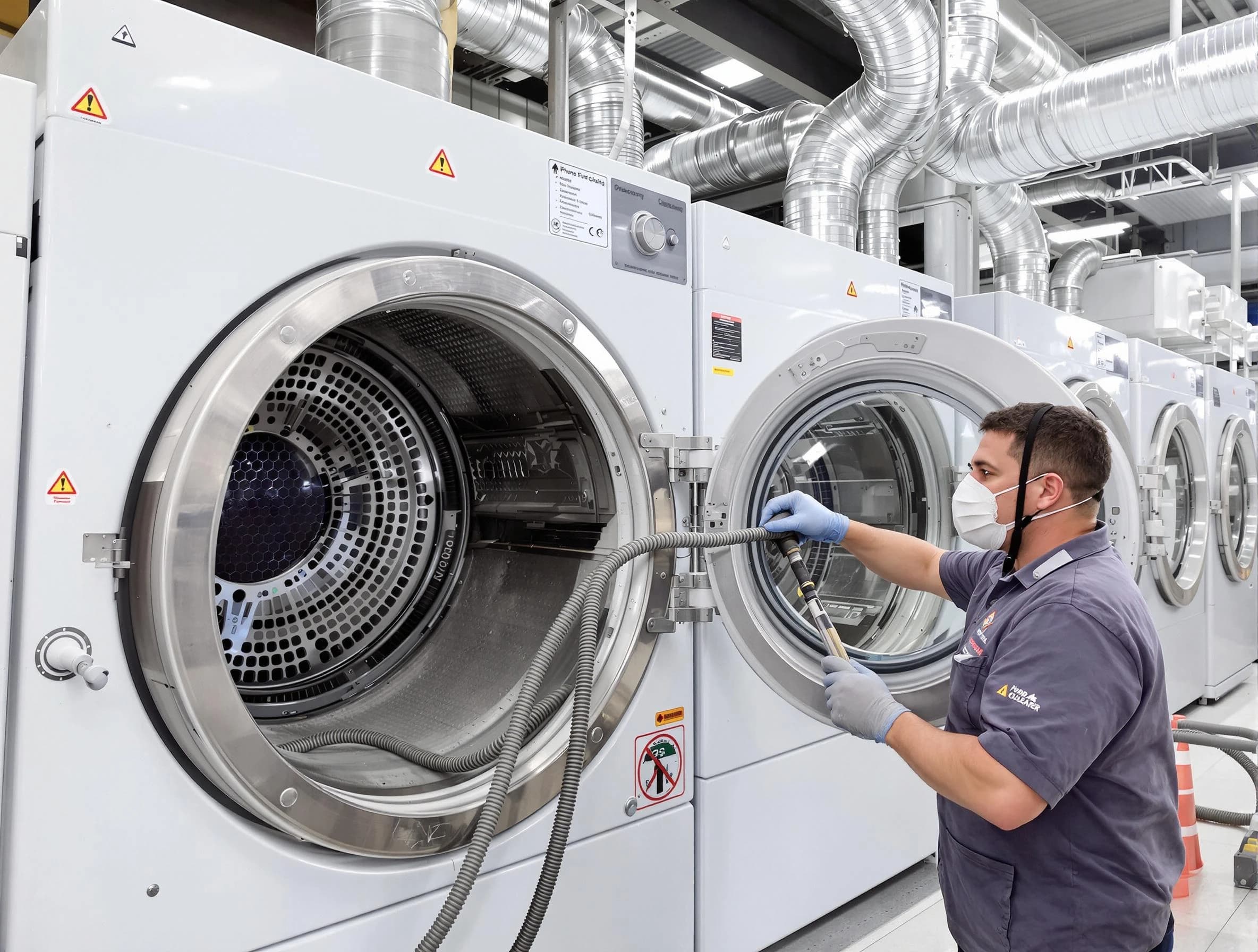 Industrial-grade dryer vent cleaning by Dedham Dryer Vent Cleaning in Dedham