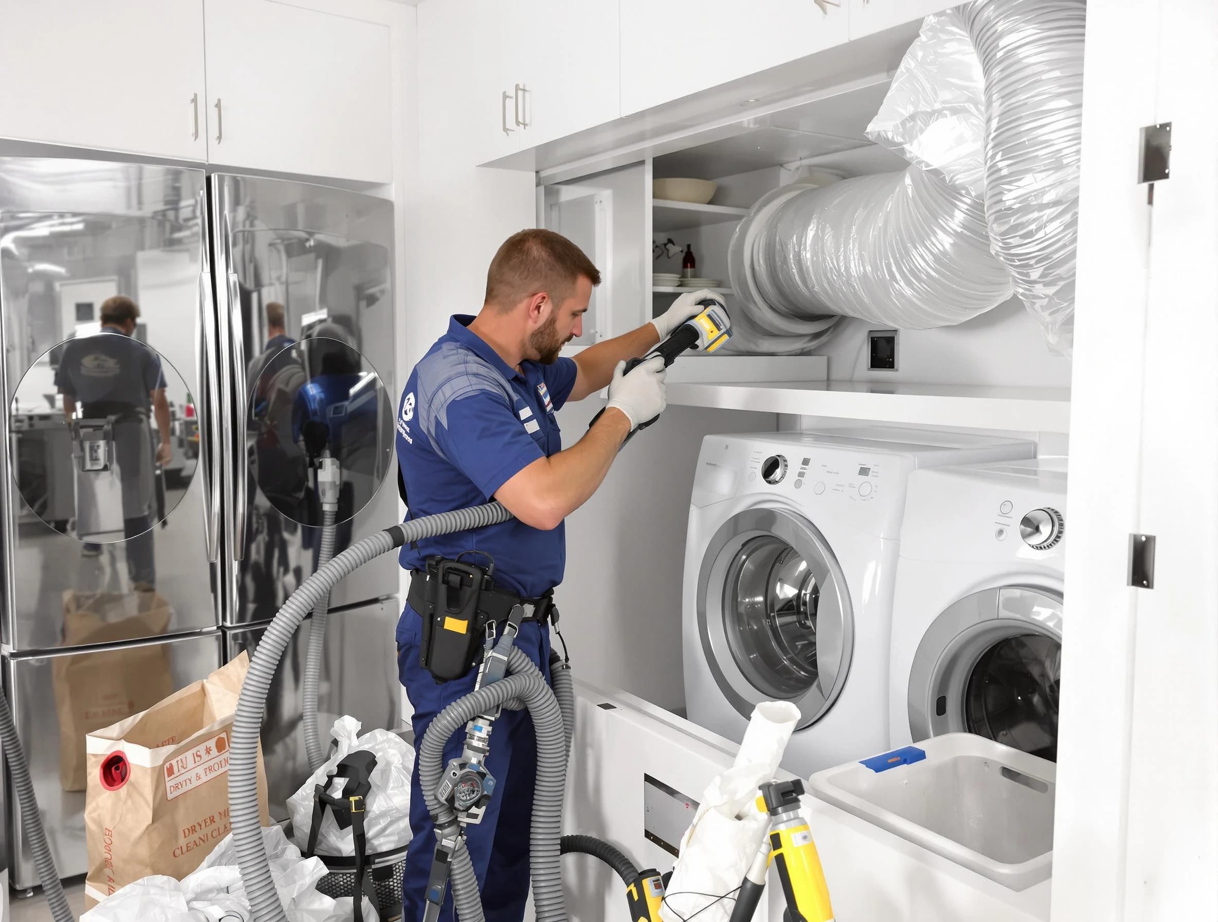 Professional duct cleaning by Dedham Dryer Vent Cleaning in Dedham