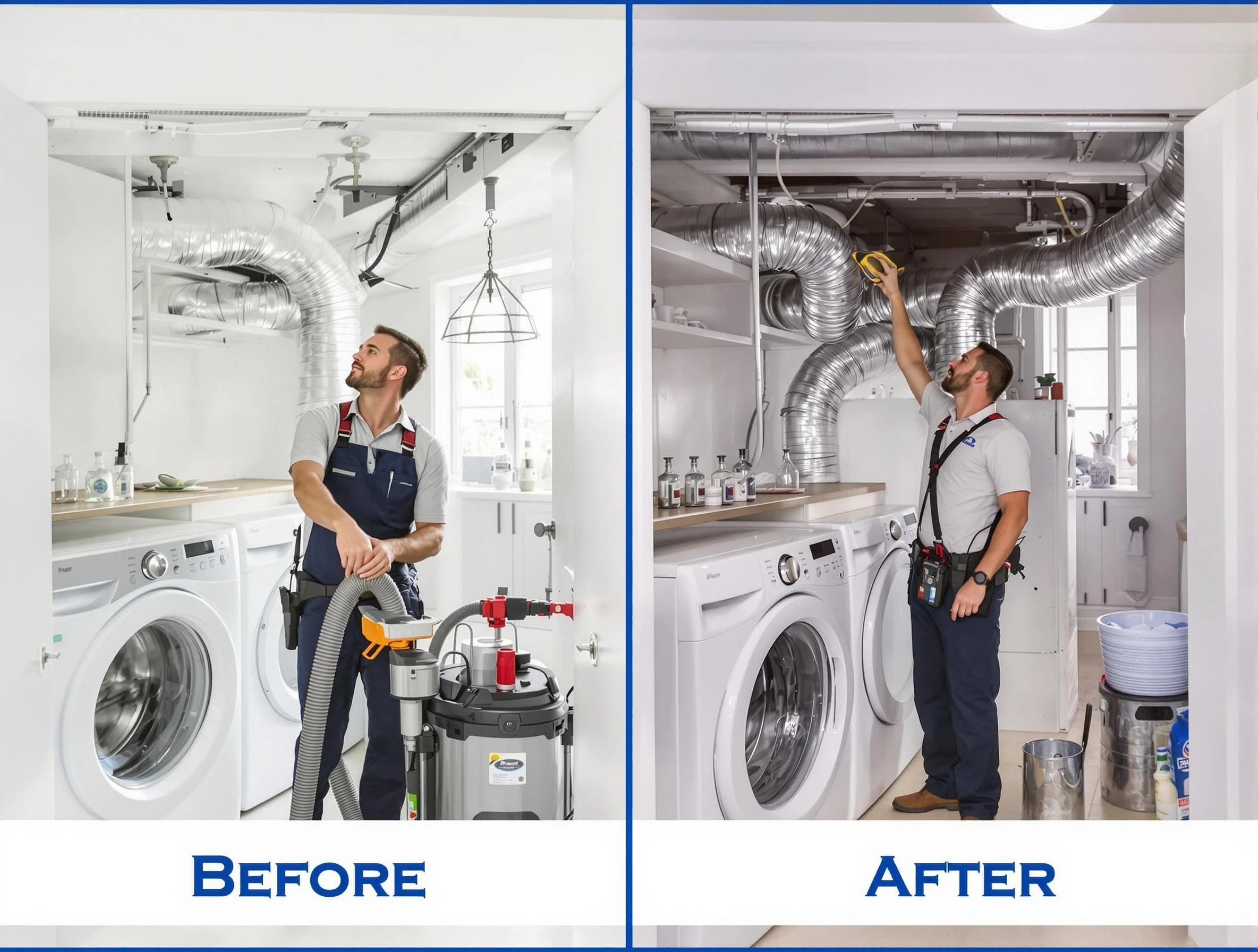 Expert gas dryer vent cleaning by Dedham Dryer Vent Cleaning in Dedham