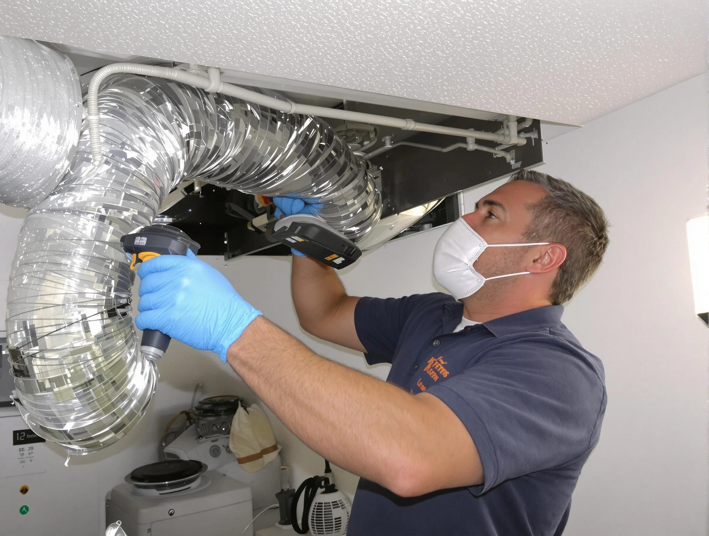 Dedham Dryer Vent Cleaning professional performing thorough residential dryer vent cleaning in Dedham