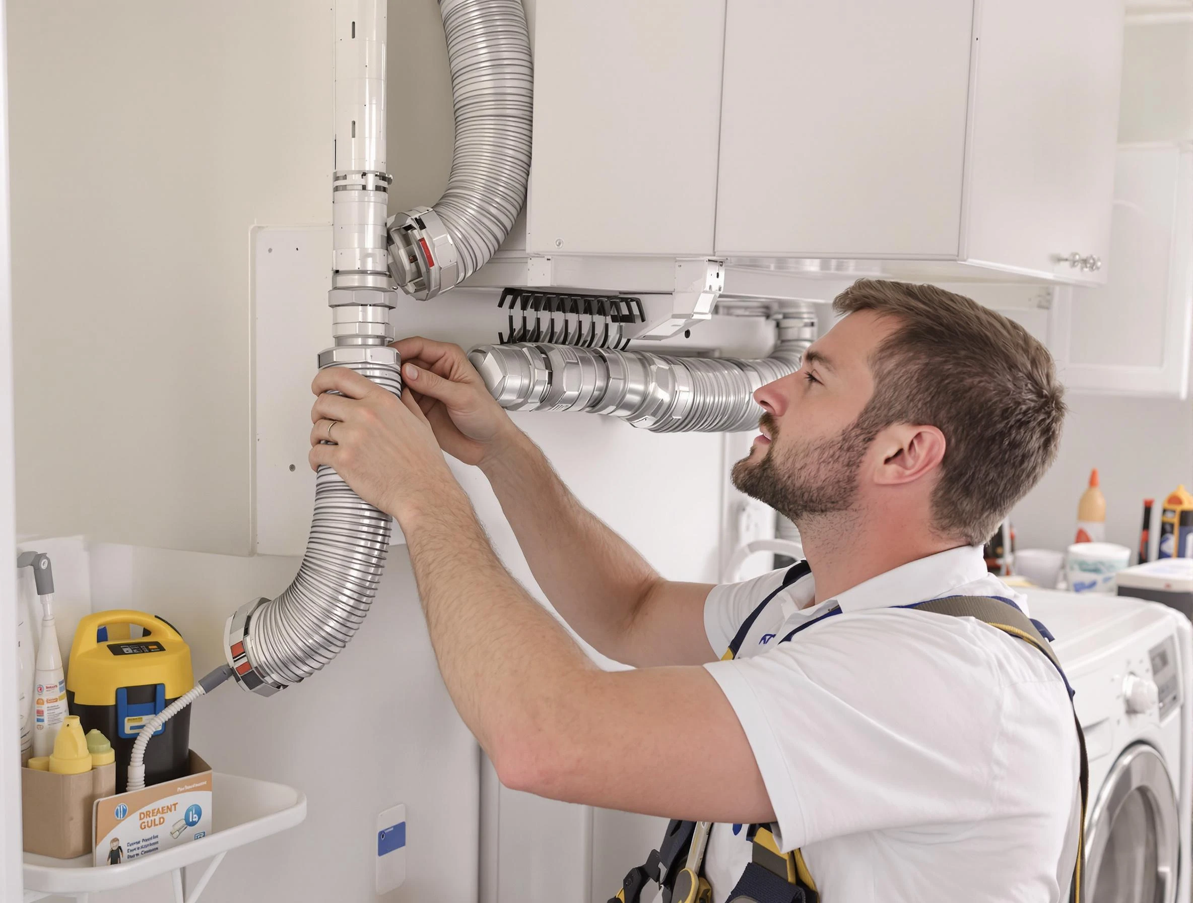 Professional dryer vent repair and installation by Dedham Dryer Vent Cleaning in Dedham