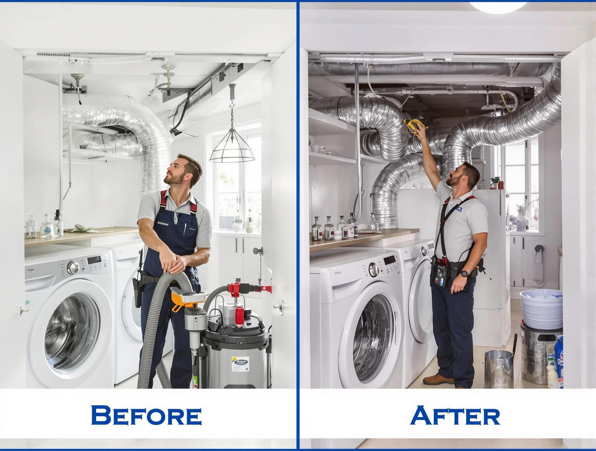 Expert gas dryer vent cleaning by Dedham Dryer Vent Cleaning in Dedham