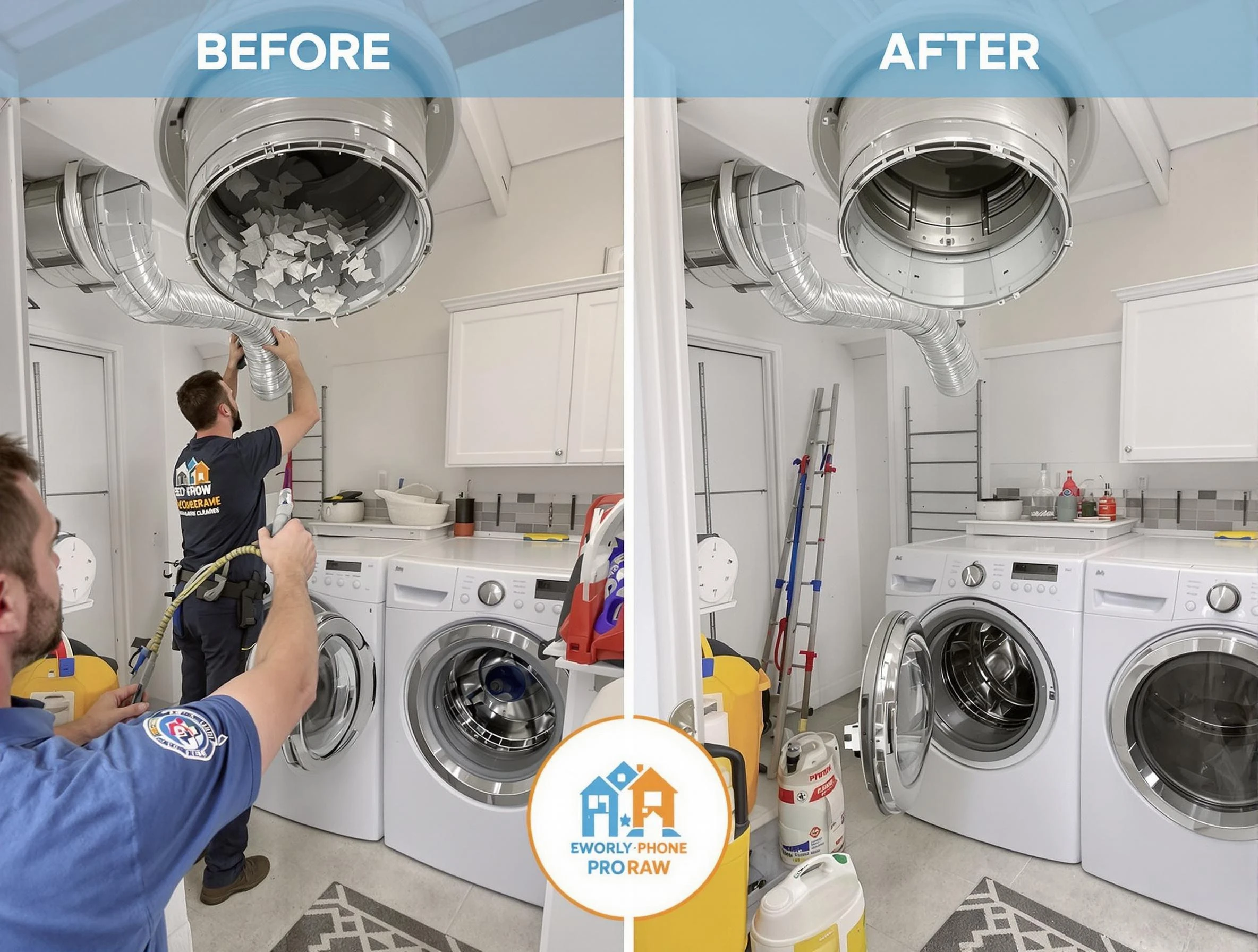 Residential dryer vent cleaning by Dedham Dryer Vent Cleaning in Dedham